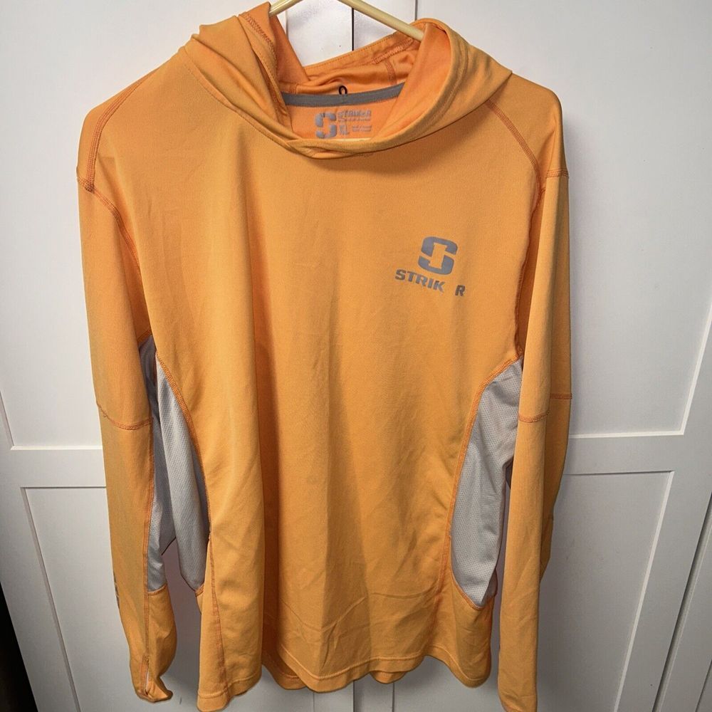 Striker HyTide UPF‎ Performance Hoodie w/ Sun Gaiter - Vapor Orange - Mens XL